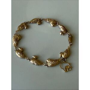 14k gold Wisconsin State bracelet